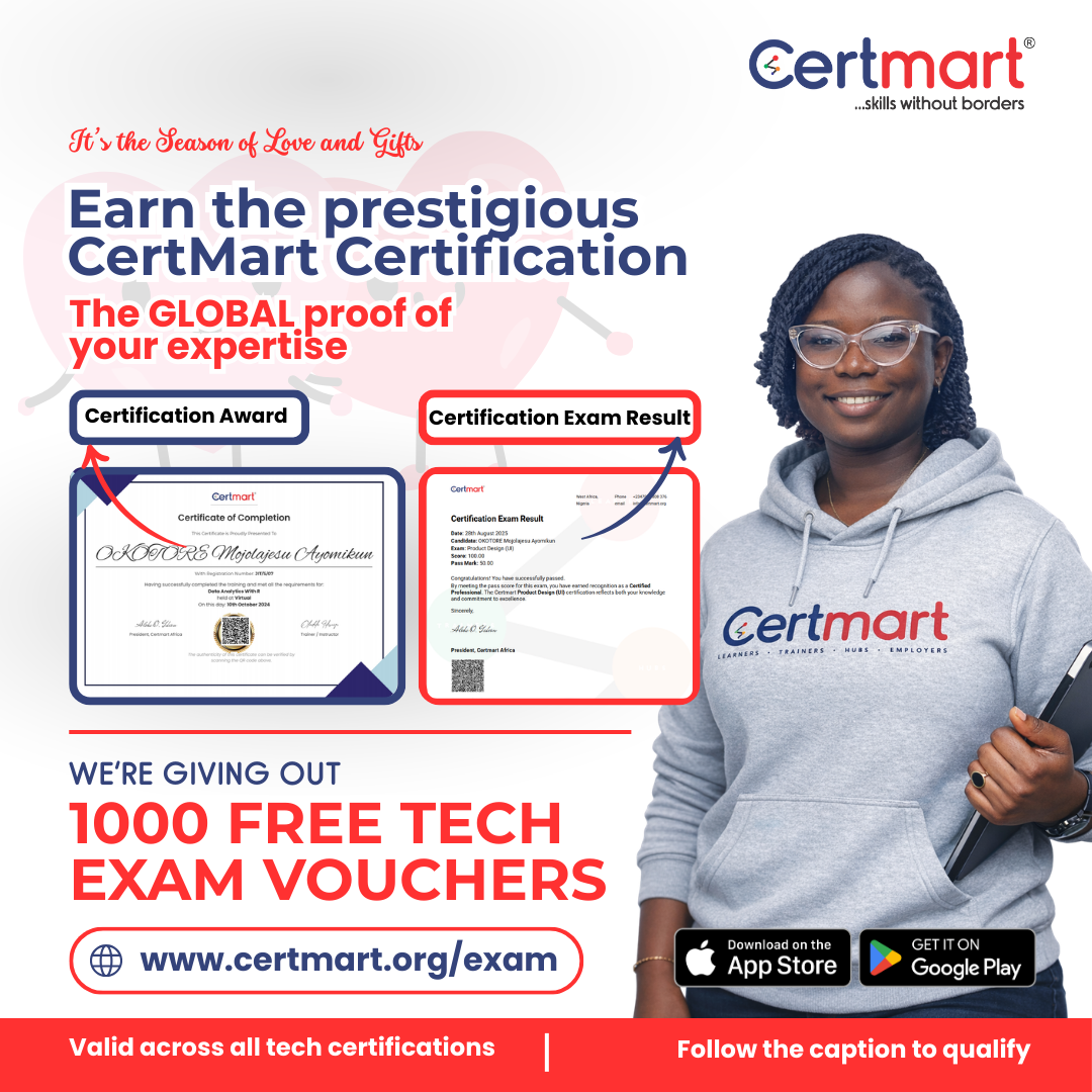 Certmart Free Tech Exam Vouchers